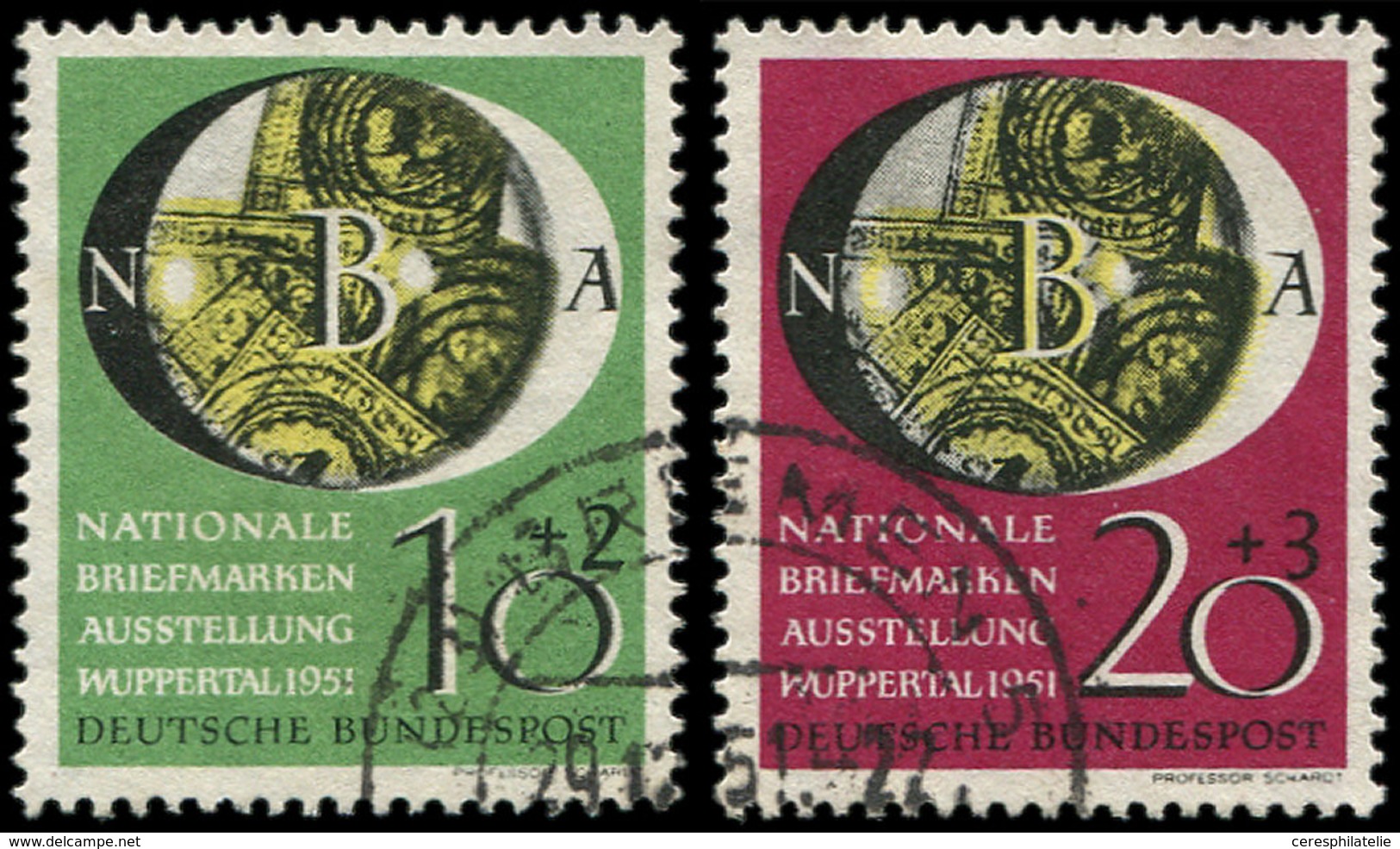 RFA 27/28 : Expo Wuppertal, Obl. Càd, TB - Unused Stamps