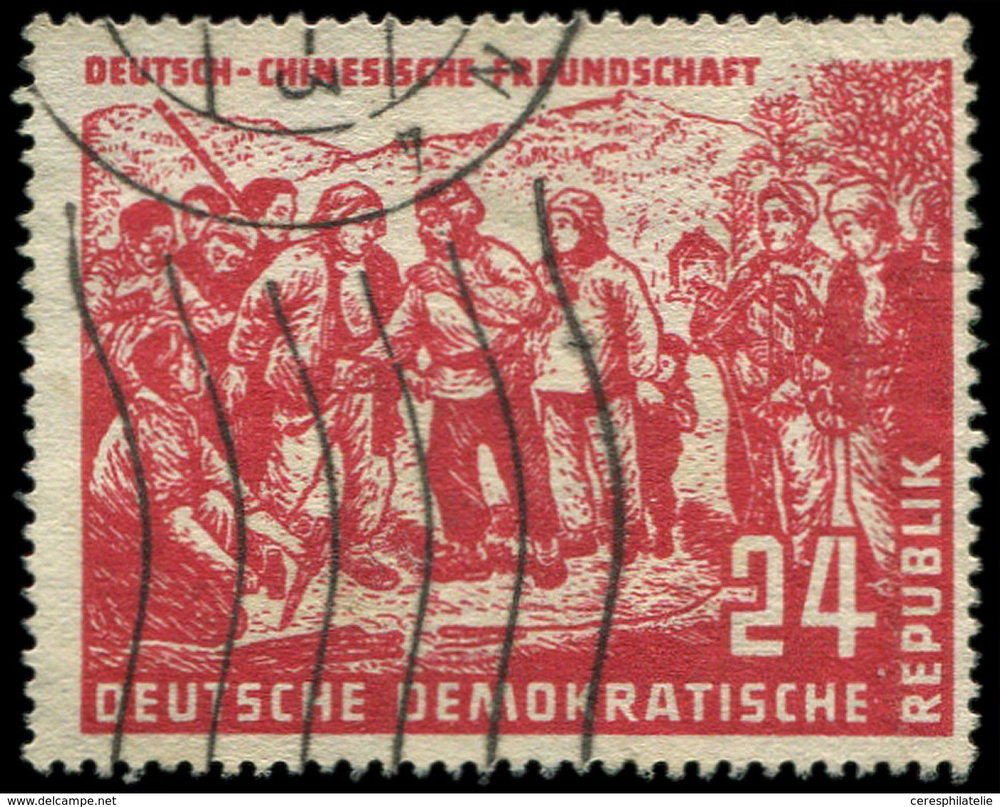 RDA 39 : 24p. Rouge-carminé, Obl., TB - Used Stamps