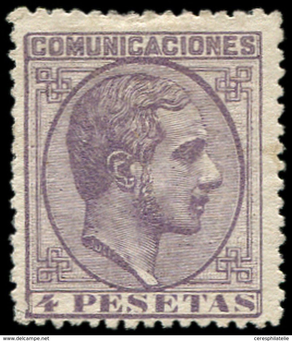 * ESPAGNE 181 : 4p. Violet, TB. C - Used Stamps