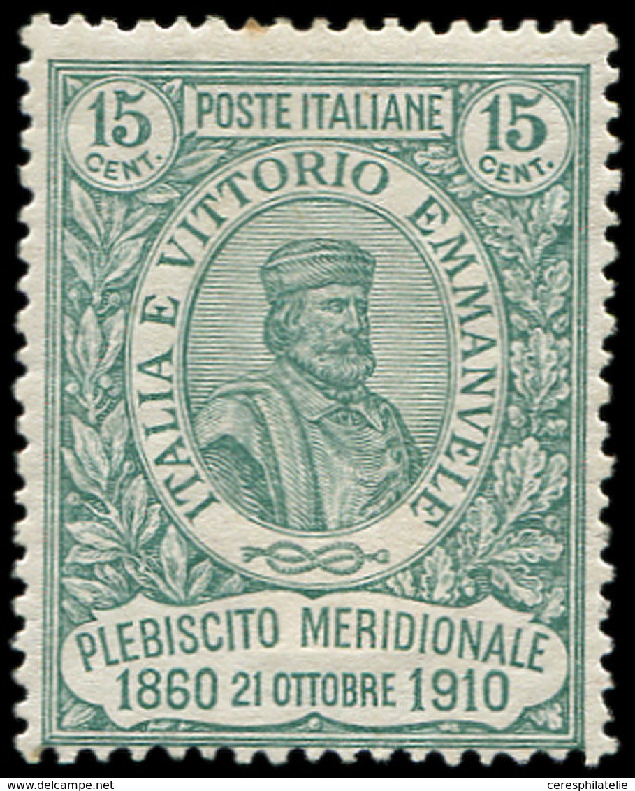 * ITALIE 86 : Garibaldi, 15c. Vert, TB - Gebraucht
