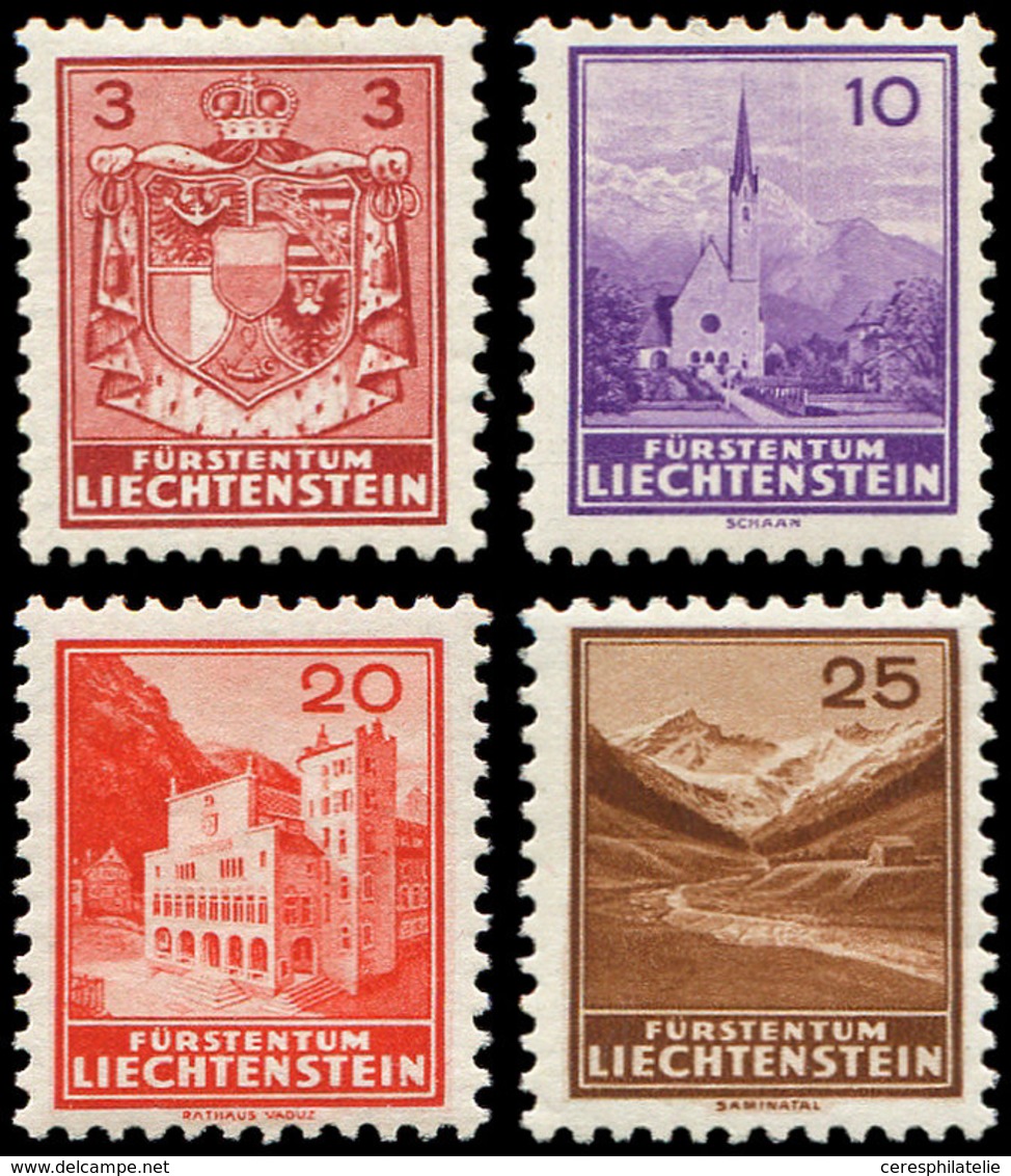 ** LIECHTENSTEIN 123/27 : La Série, TB - Unused Stamps