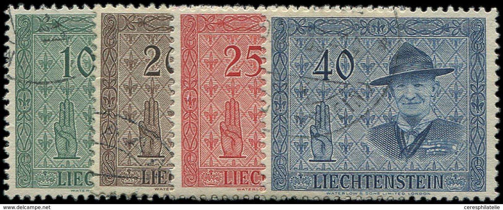 LIECHTENSTEIN 277/80 : Scoutisme, La Série Obl., TB - Unused Stamps