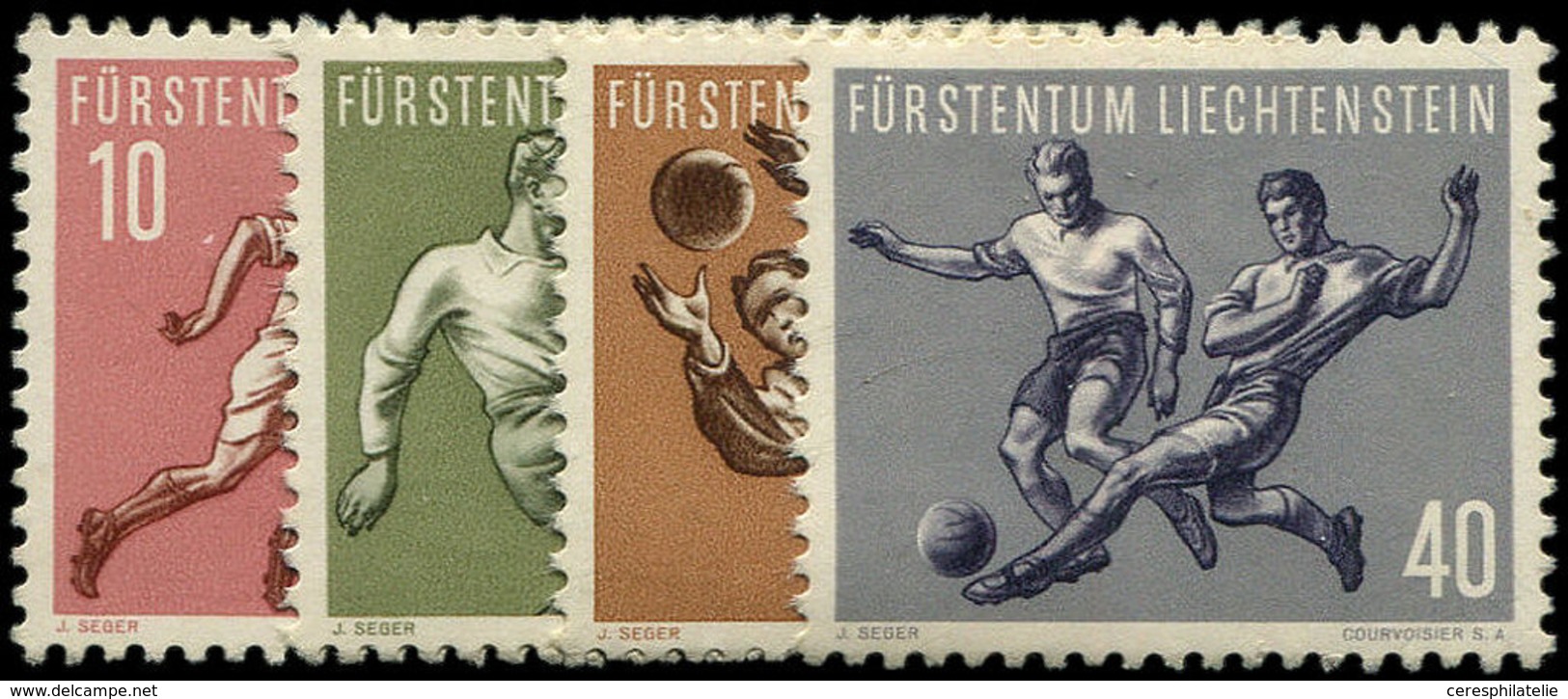 * LIECHTENSTEIN 284/87 : Série Sports, TB - Unused Stamps