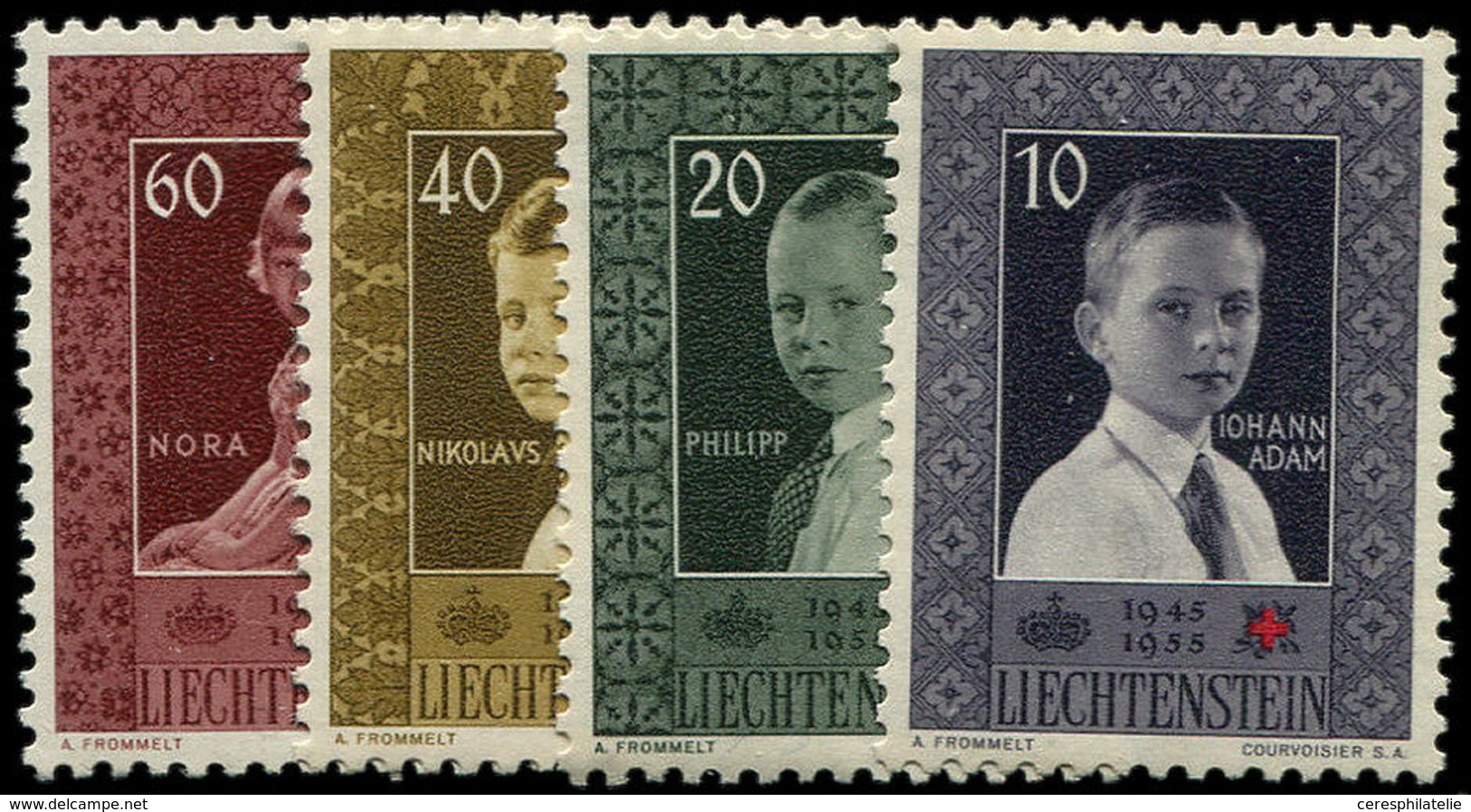 ** LIECHTENSTEIN 300/03 : Croix Rouge, La Série, TB - Unused Stamps