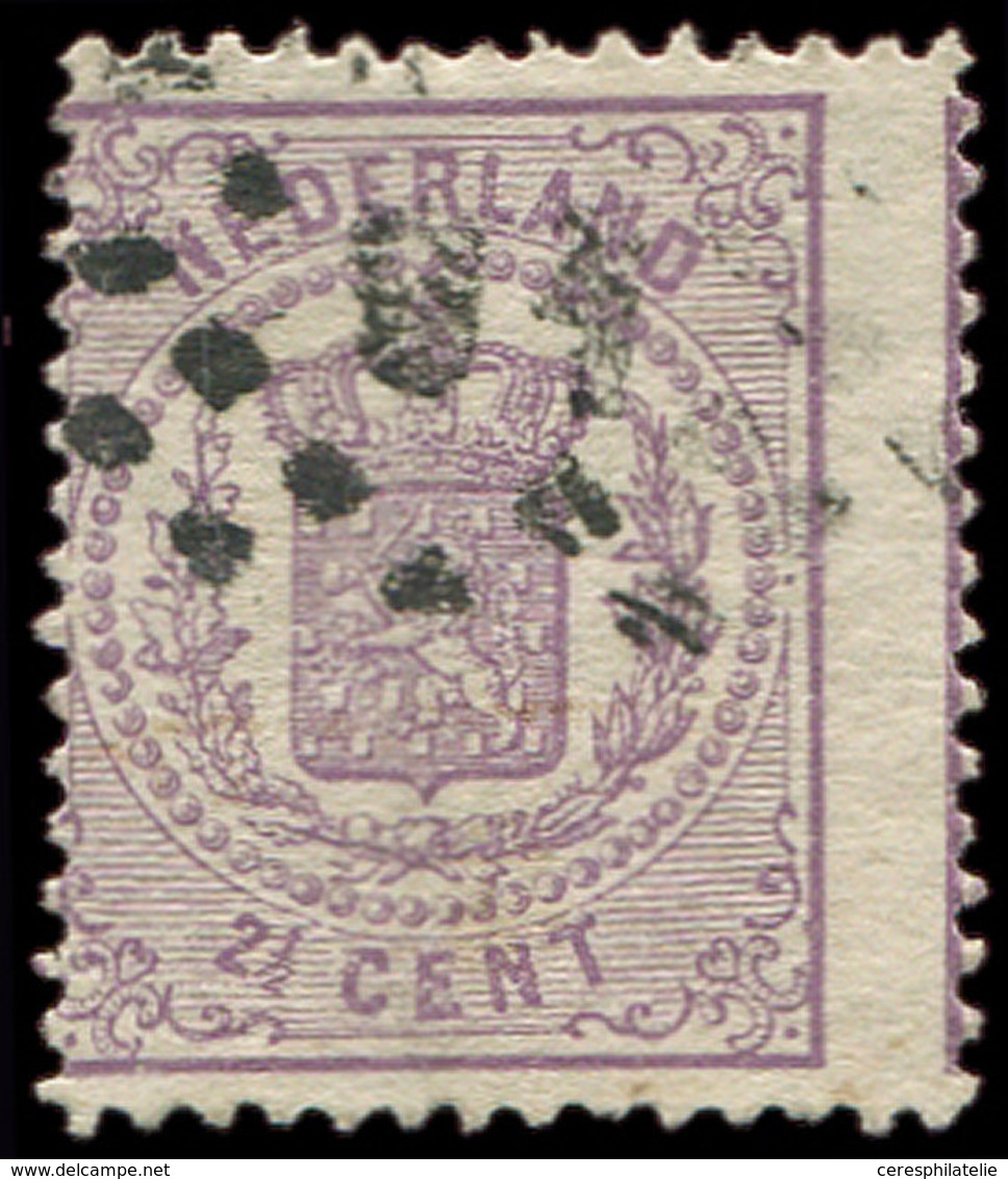 PAYS-BAS 18 : 2 1/2c. Violet, Obl., TB - Used Stamps