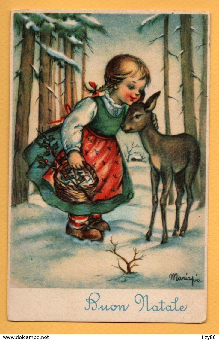 Buon Natale - Illustrata Mariapia - Altri & Non Classificati