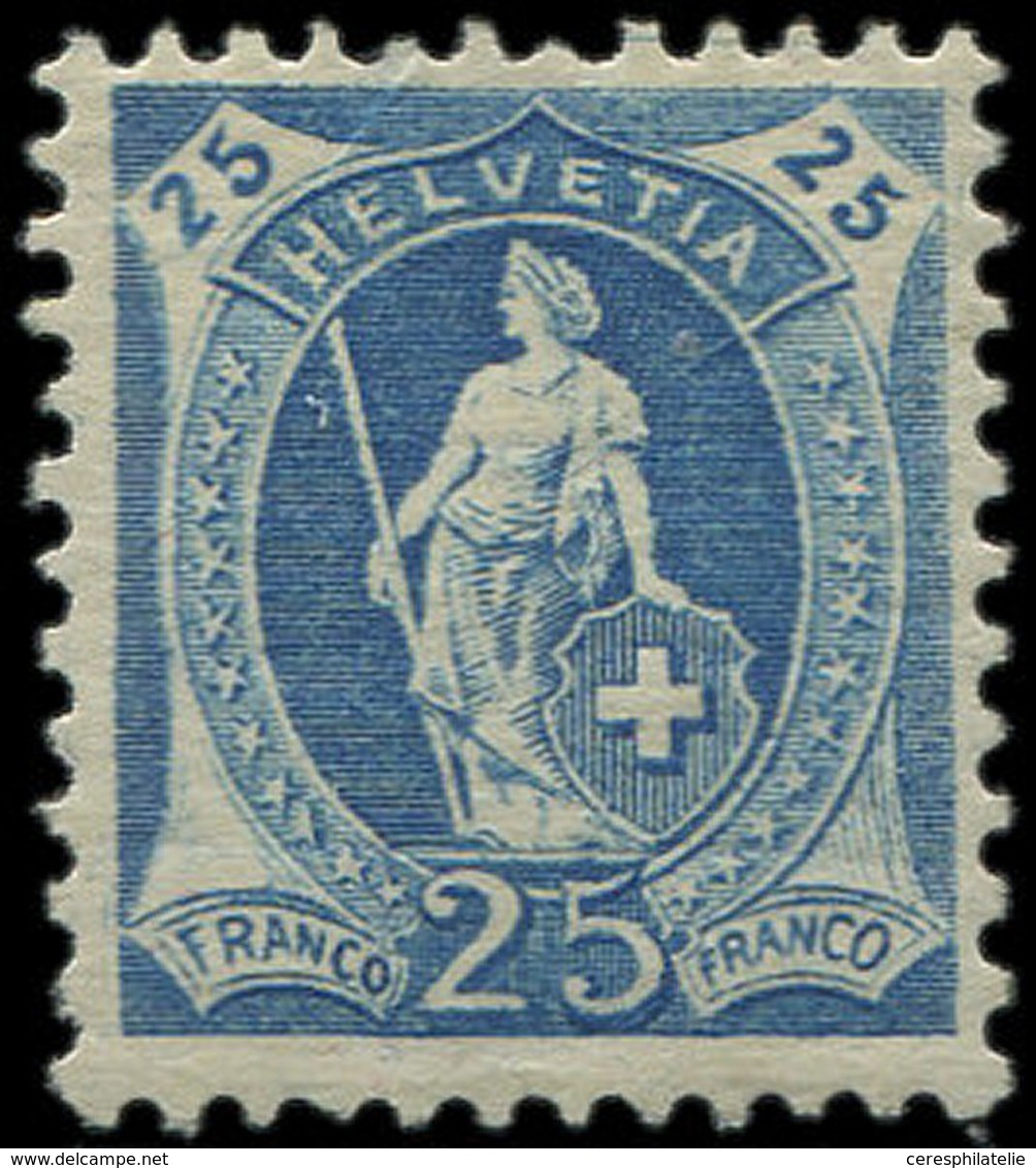 * SUISSE 107 : 25c. Bleu, TB - Used Stamps