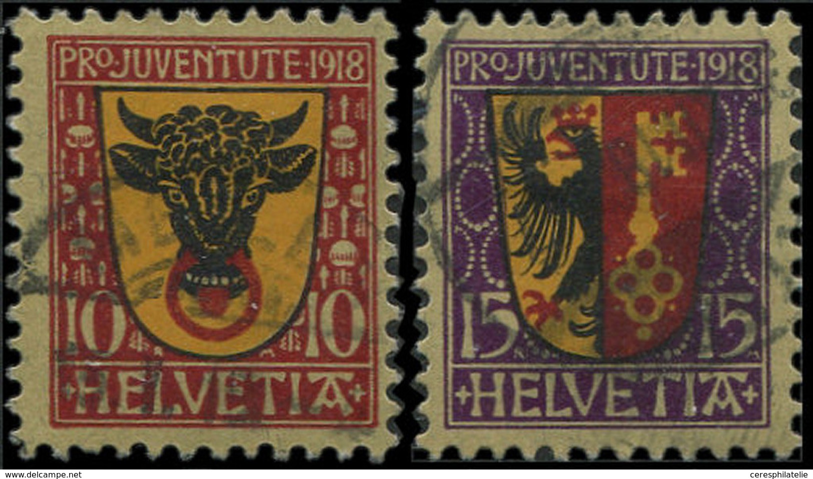 SUISSE 168/69 : La Paire Obl., TB - Used Stamps