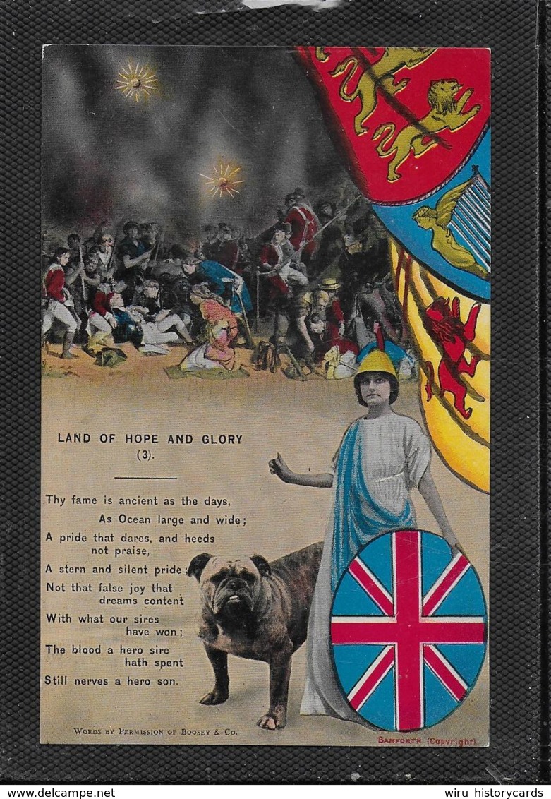 AK 0407  Land Of Hope And Glory ( 3 ) Um 1910-20 - Storia