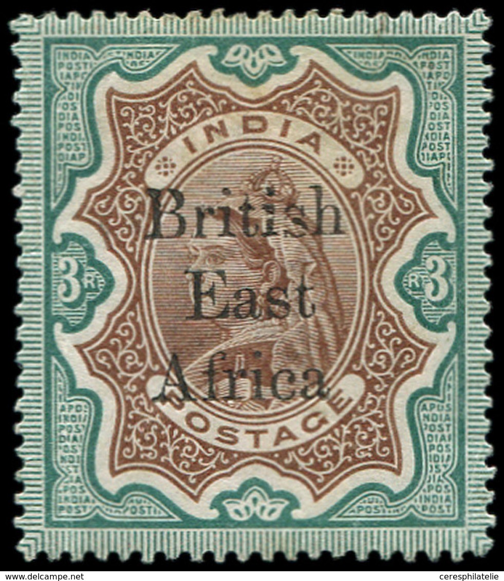 * AFRIQUE ORIENTALE BRITANNIQUE 38 : 3r. Vert Et Brun, TB - Other & Unclassified