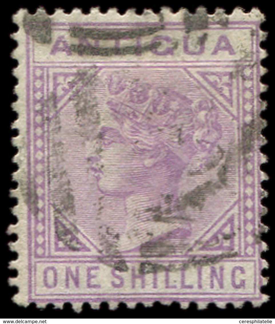 ANTIGUA 18 : 1s. Lilas, Obl., TB - Antigua Et Barbuda (1981-...)