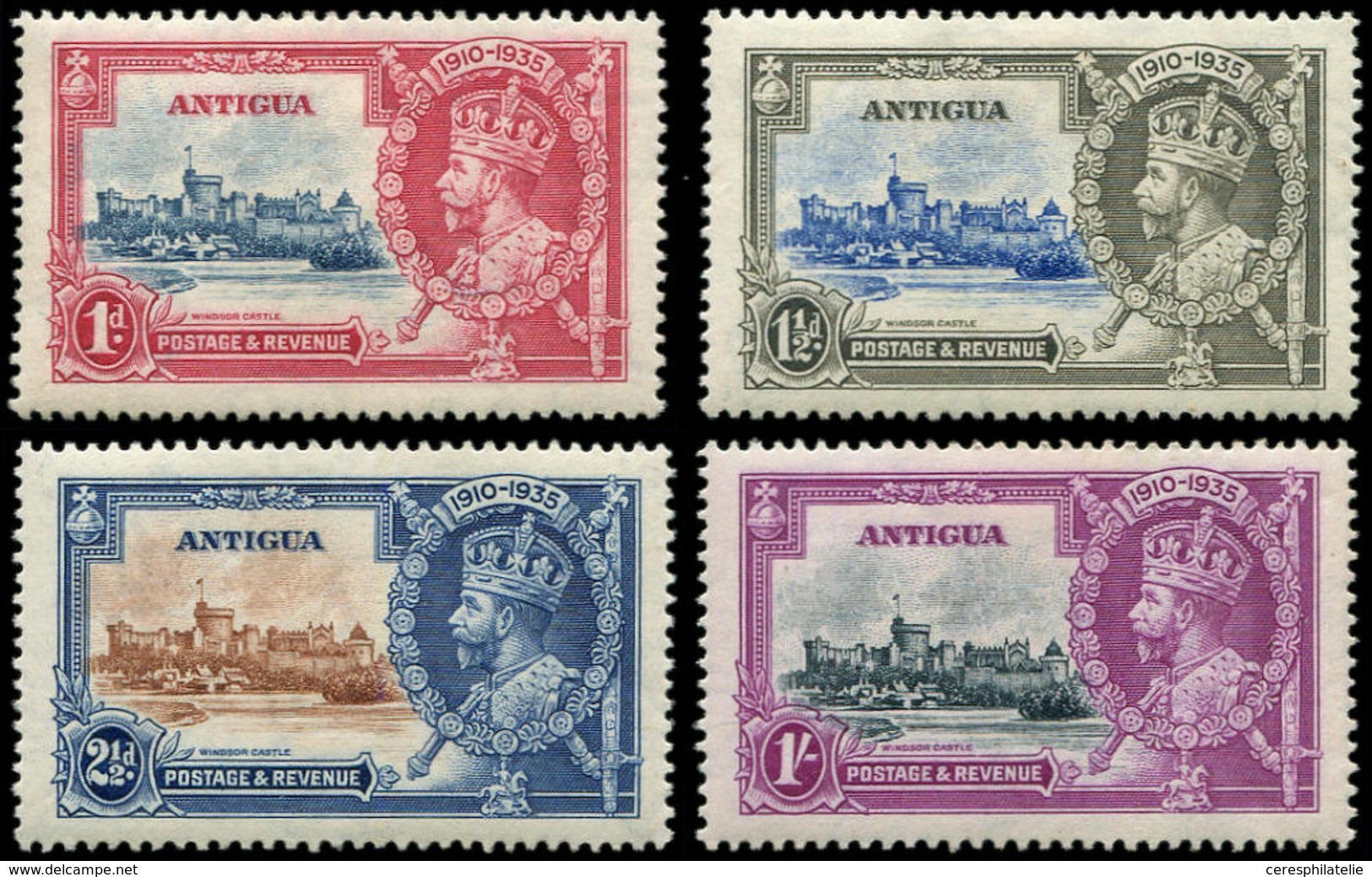 * ANTIGUA 74/77 : Jubilé, La Série, TB - Antigua Und Barbuda (1981-...)