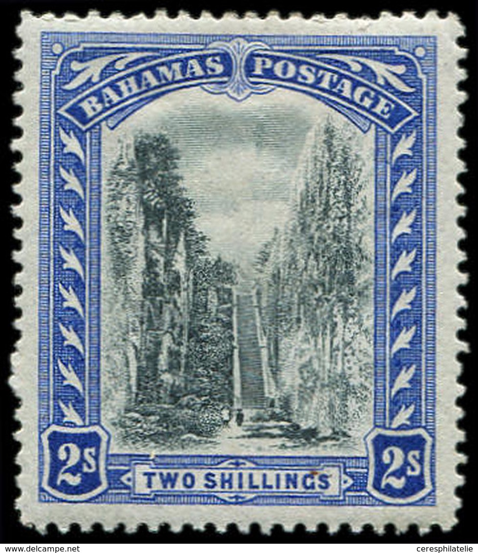 * BAHAMAS 26 : 2s. Bleu Et Noir, TB - Bahamas (1973-...)