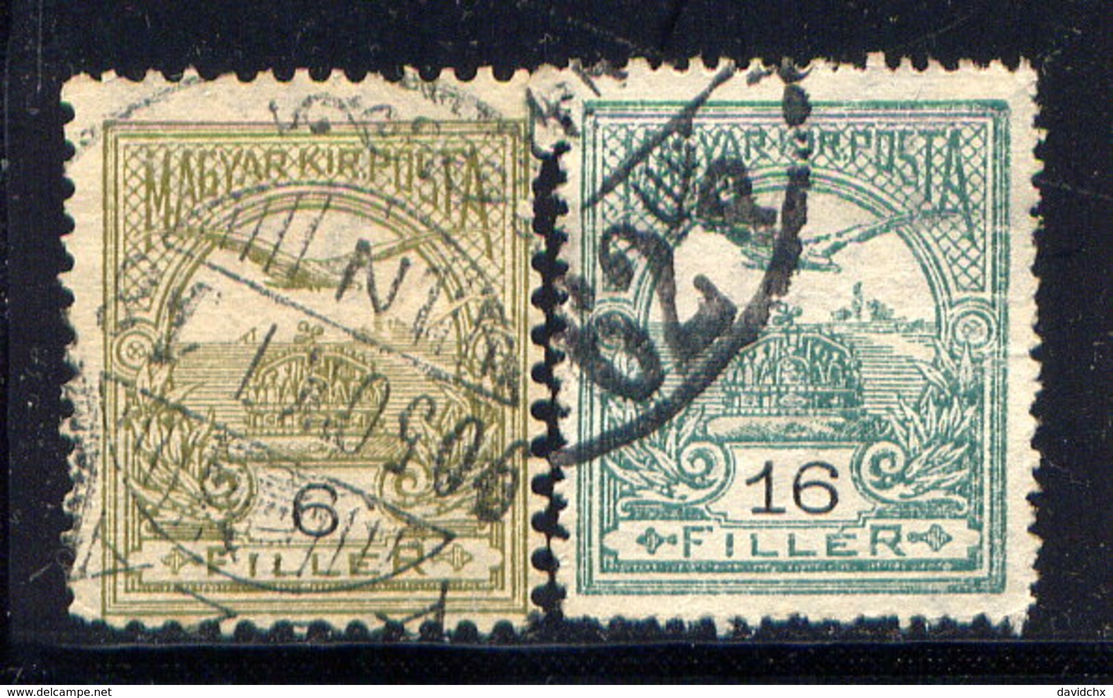 HUNGARY, NO.'S 71a AND 74 / SEE NOTE - Used Stamps