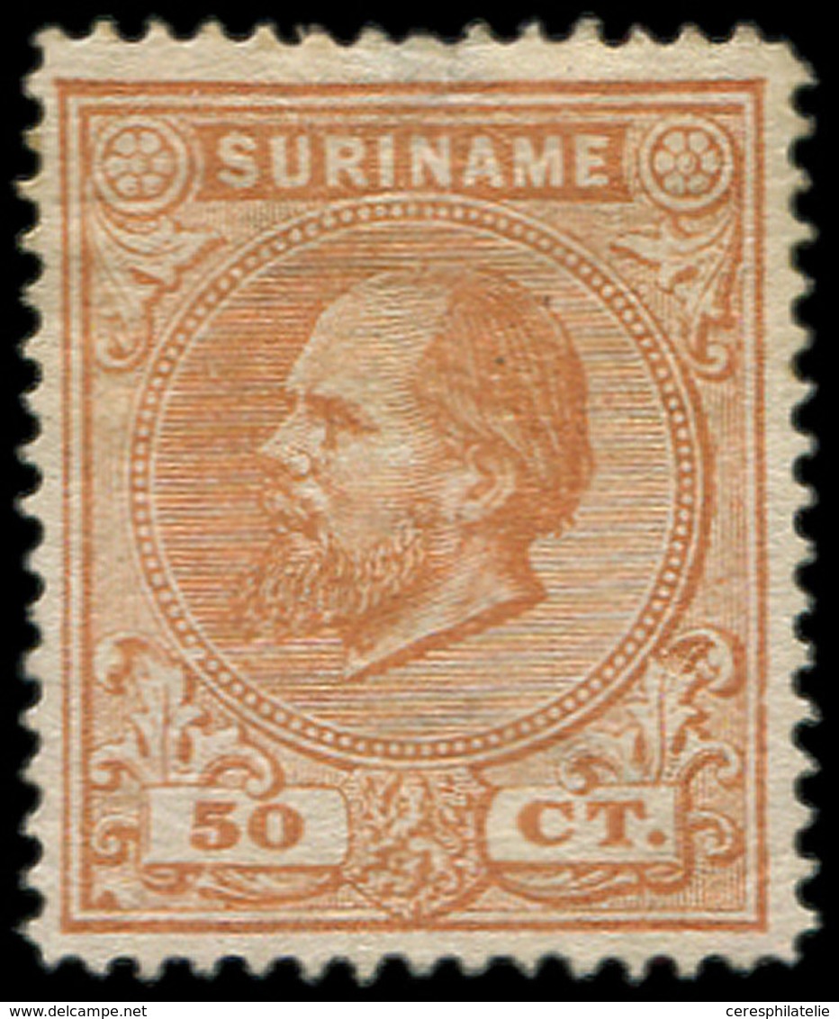 (*) SURINAM 13 : 50c. Brun-orange, TB - Surinam