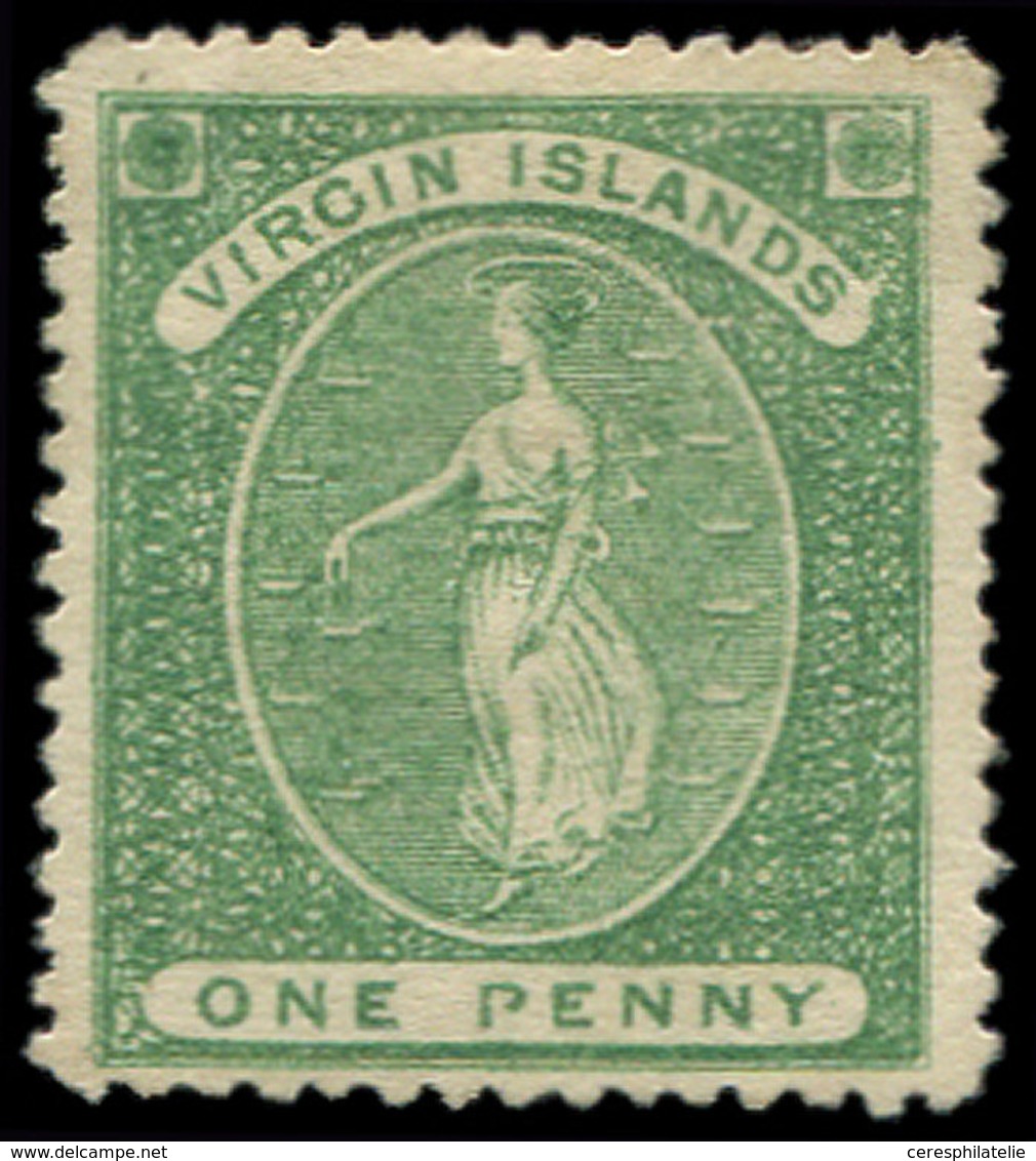(*) ILES VIERGES 3 : One P. Vert, Dent. 15, TB - British Virgin Islands