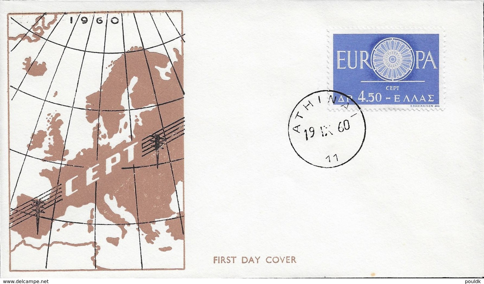 Greece 1960 FDC Europa CEPT (G100-53) - 1960