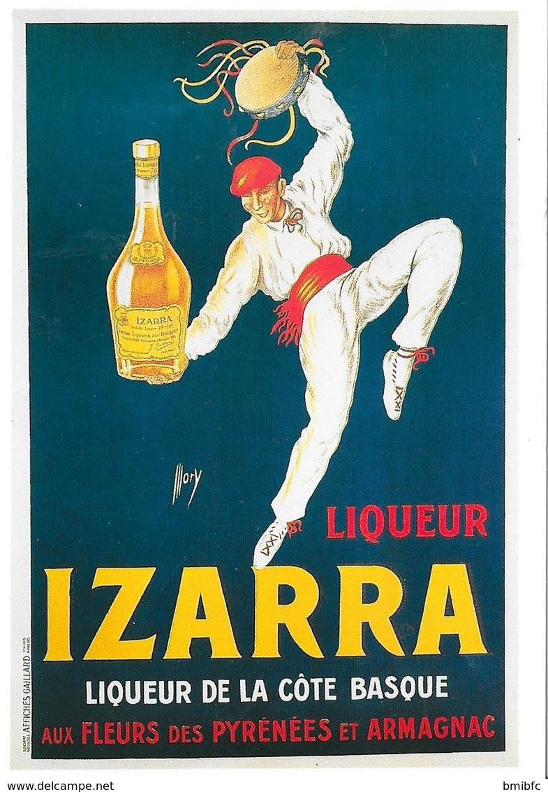 Liqueur IZARRA - Liqueur De La Côte Basque - Advertising