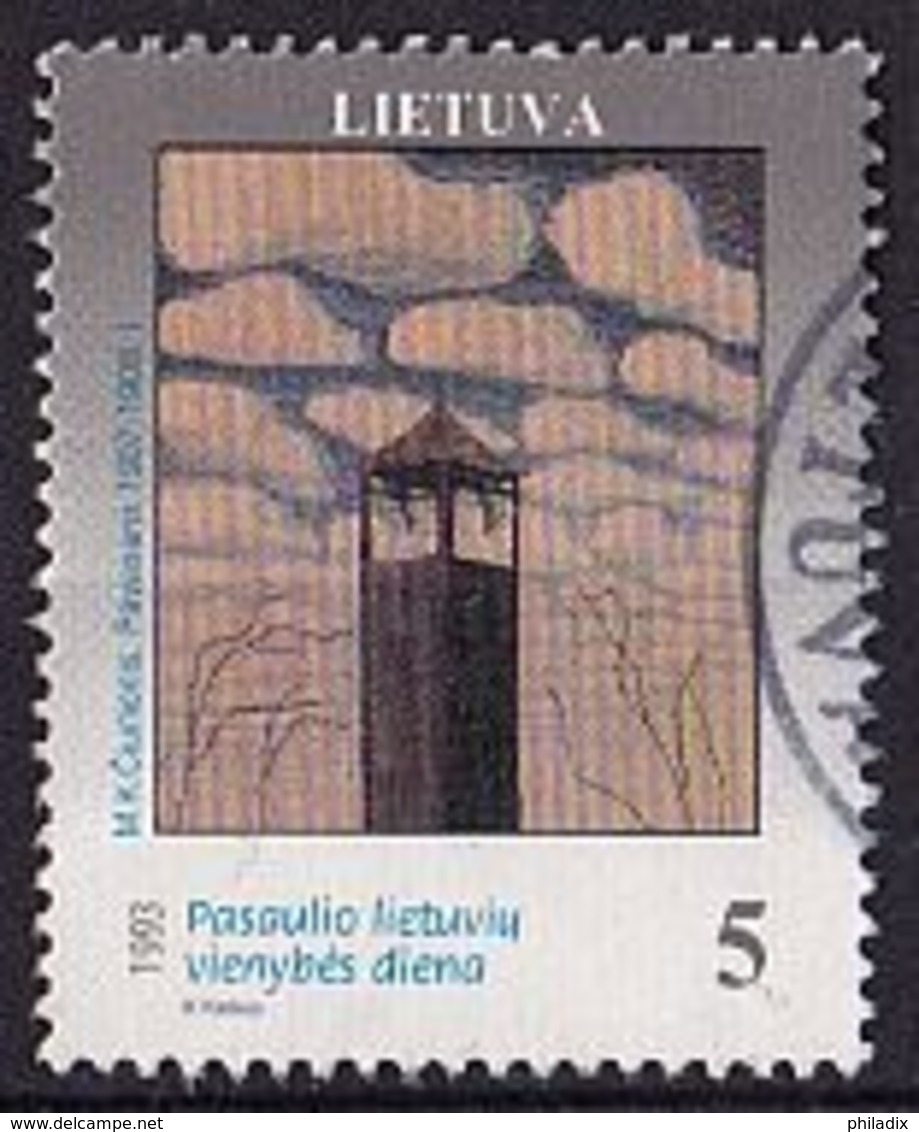 (530) Litauen 1993 World Unity Day O Used/gestempelt (A-7-24) - Litauen