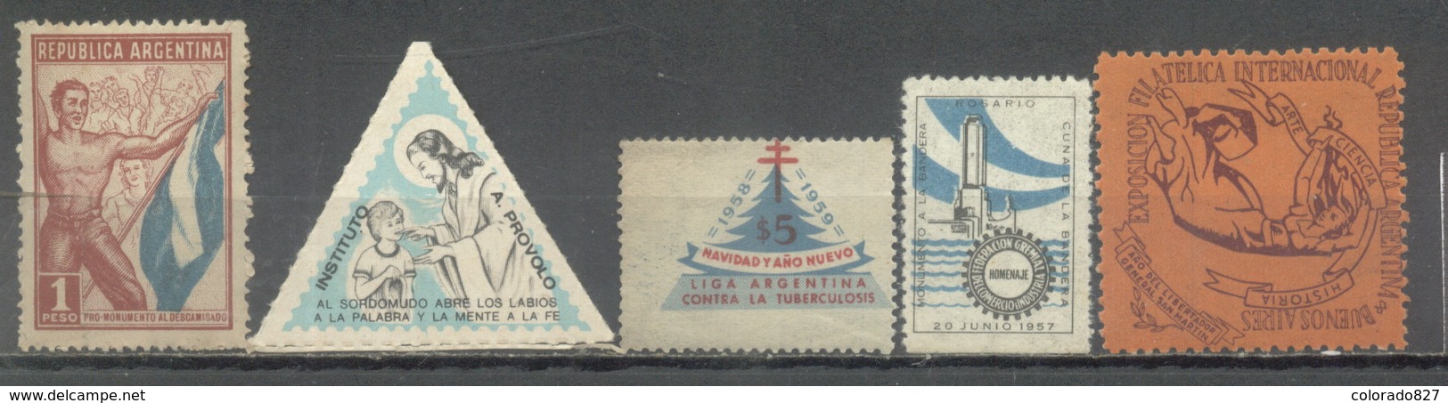 ARGENTINA - VIÑETAS -CINDERELLAS - 5  (#3265) - Affrancature Meccaniche/Frama