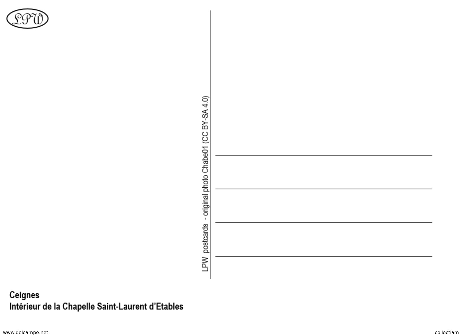 CEIGNES - Intérieur De La Chapelle Saint-Laurent D'Etables - Non Classés