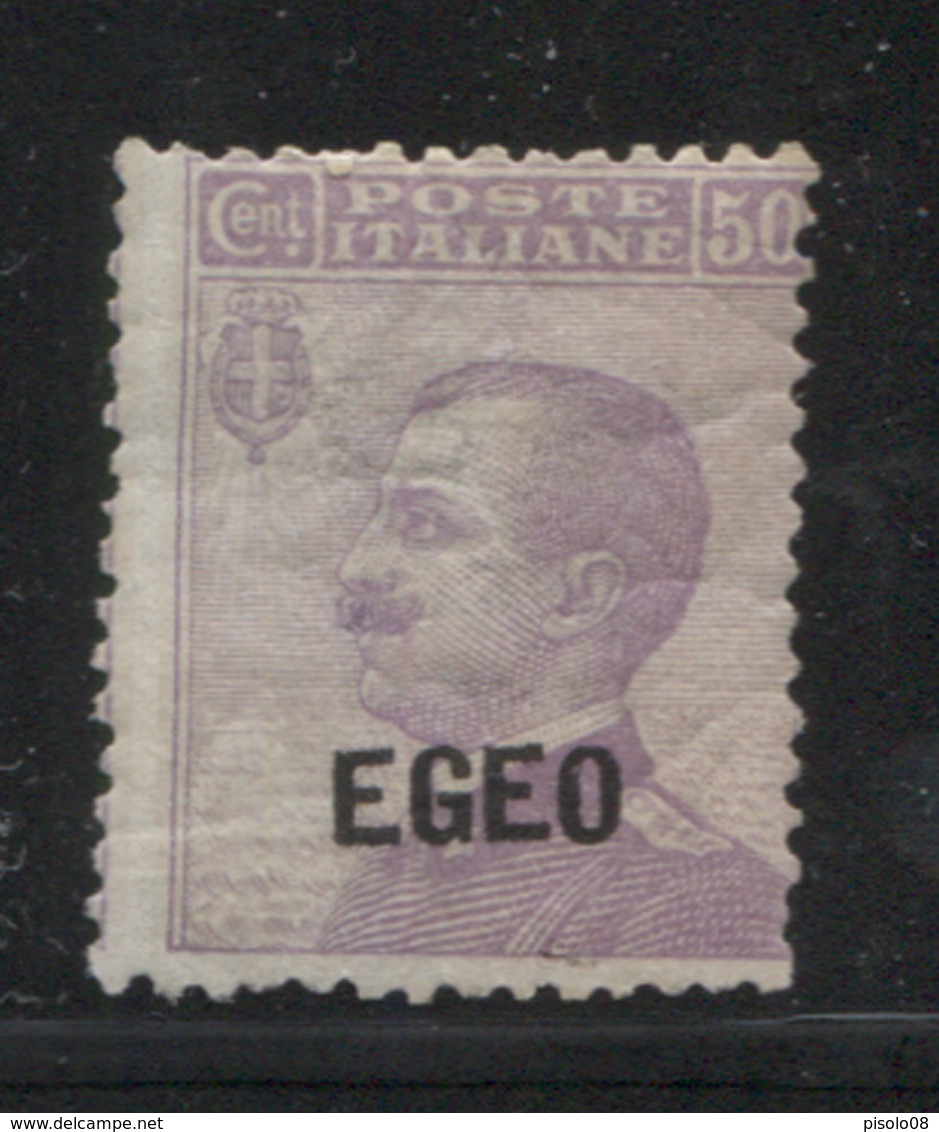 EGEO 1912 FRANCOBOLLI SOP.TI  50 C. ** MNH - Egeo (Adm. Autónoma)