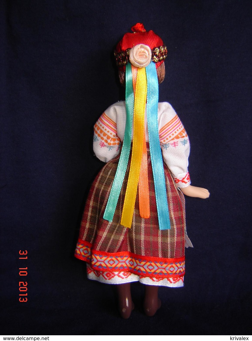 Porcelain Doll In Cloth Dress -Kaluga  - City  Province - Russian Federation - Dolls