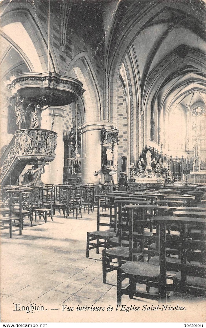 Vue Intérieur De L'Eglise Saint-Nicolas - Enghien - Enghien - Edingen