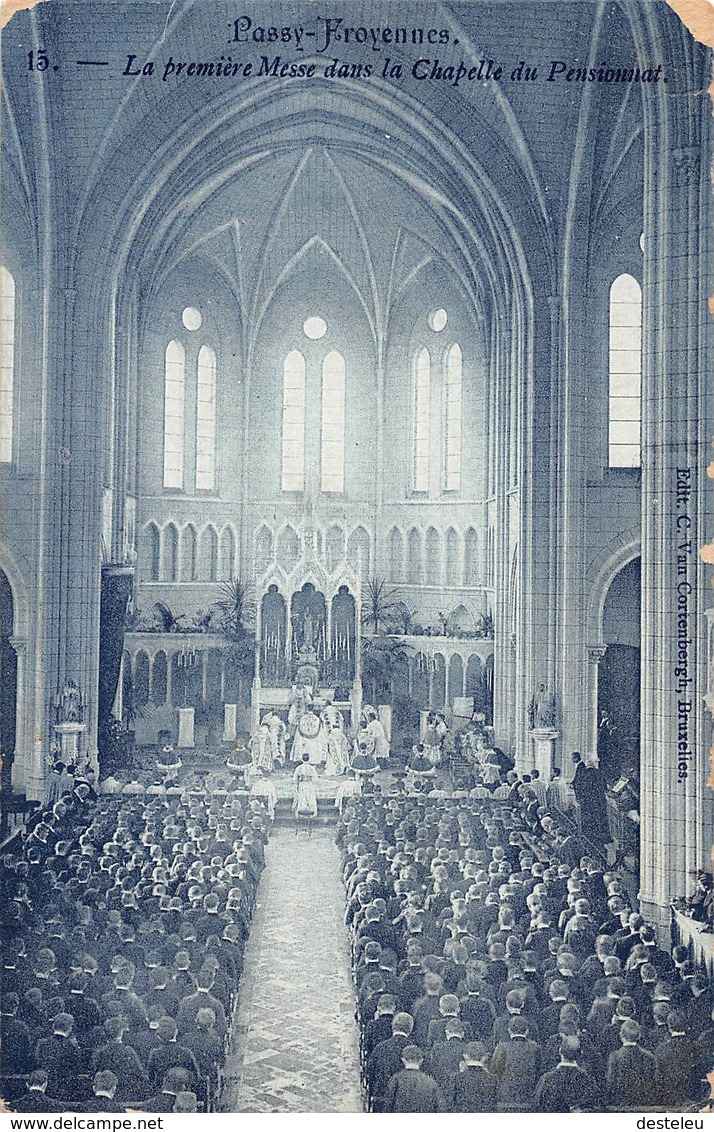 15 La Première Mese Dans La Chapelle Du Pensionnat Passy-Froyennes - Tournai - Doornik
