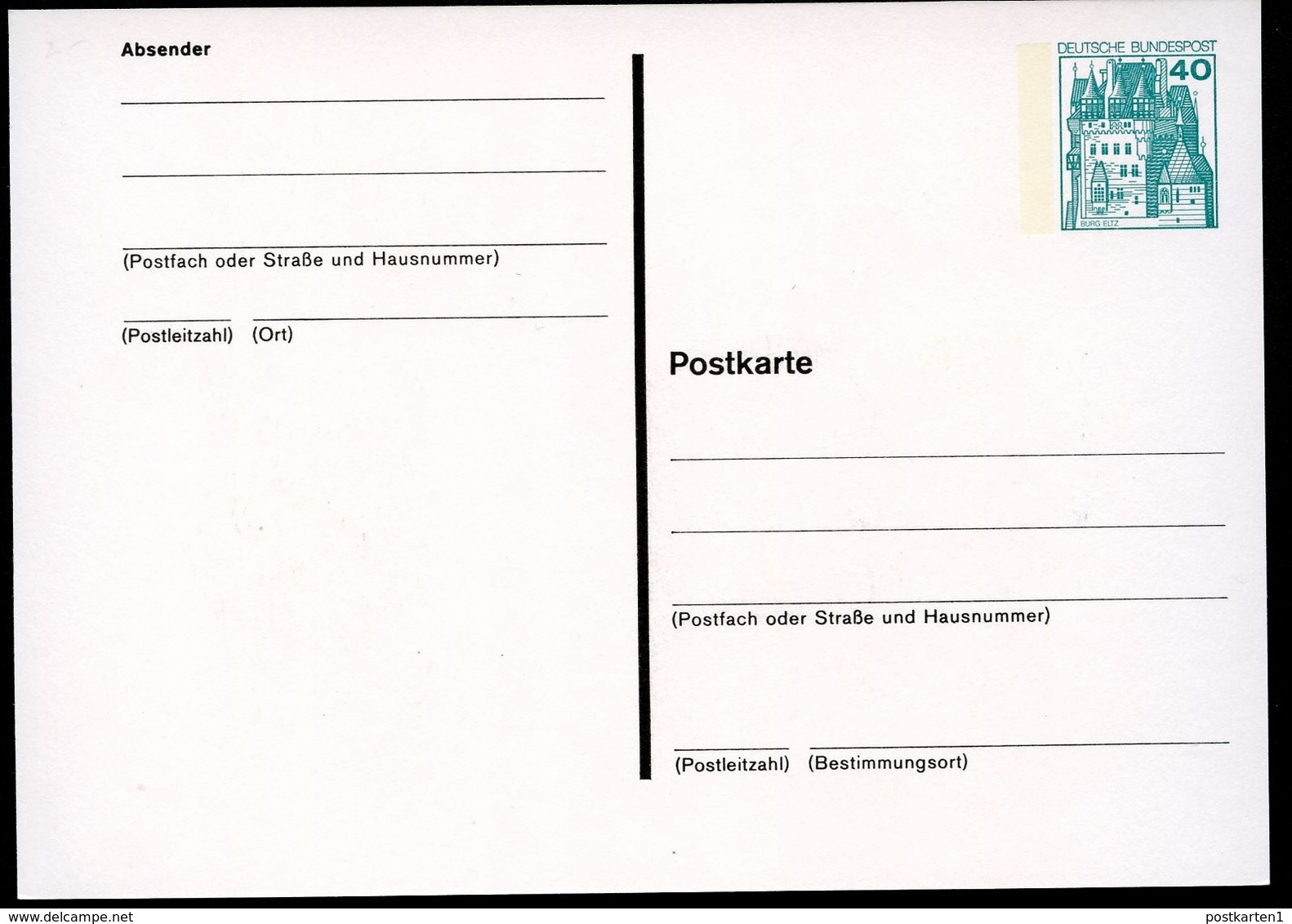 Bund PP100 D2/017 GÜTERSLOH CHATEAUROUX STADTWAPPEN 1977 - Briefe U. Dokumente