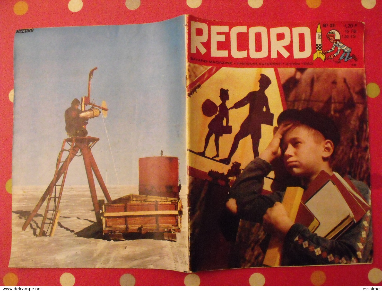 Record N° 21 De 1963. Bayard-magazine. Dorville Giraud Lob Coutant Rol . Poster Central. Mic-record - Autre Magazines