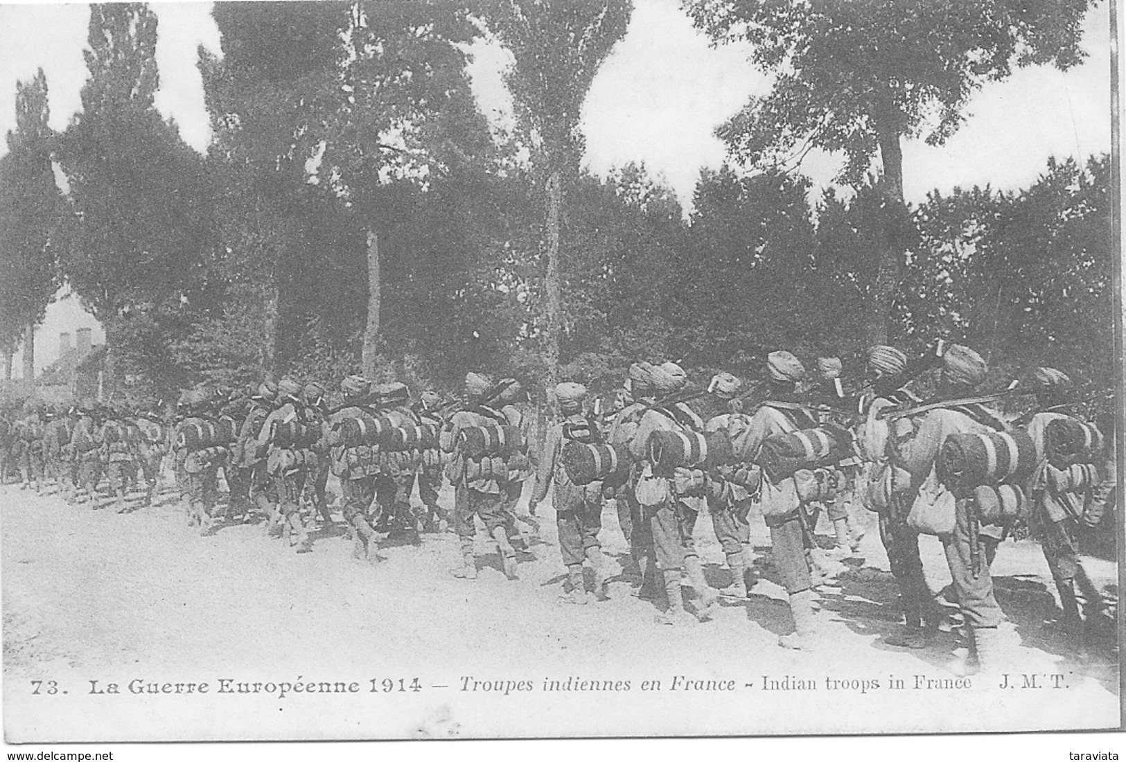 Guerre Europeenne 1914 TROUPES INDIENNES EN FRANCE   Militaria - Weltkrieg 1914-18