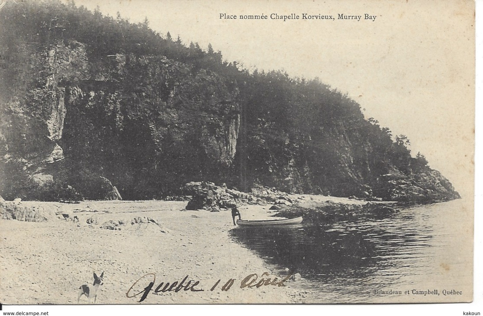 CANADA -1905 - Place Nommée Chapelle Korvieux, Murray Bay, Quebec, Biladeau & Ca(19.755) - Other & Unclassified