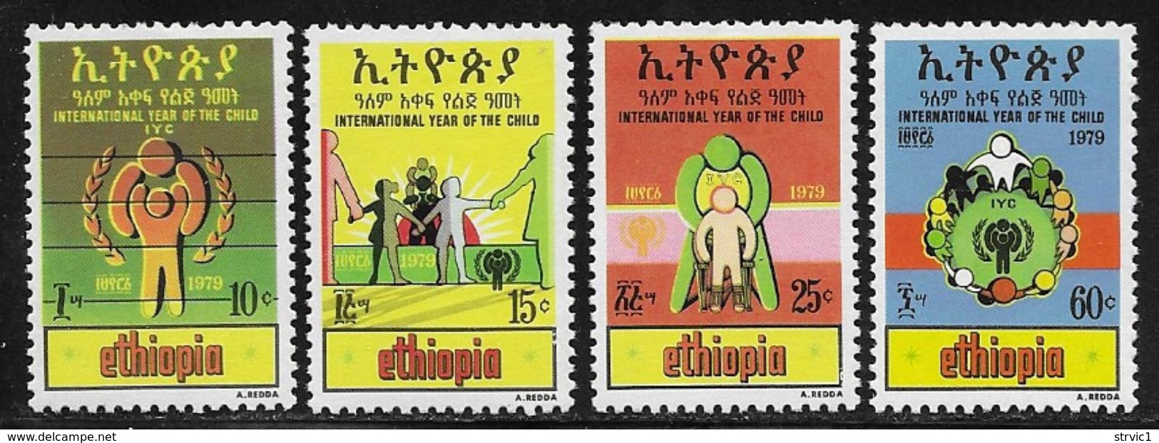 Ethiopia Scott # 931-4 MNH Year Of The Child, 1979 - Ethiopia