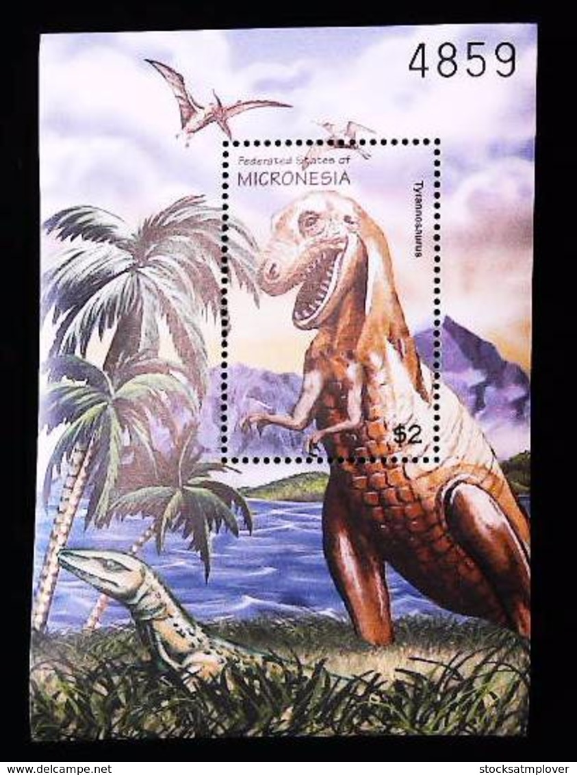 Micronesia 2001 Dinosaurs, Prehistoric Animals - Micronésie