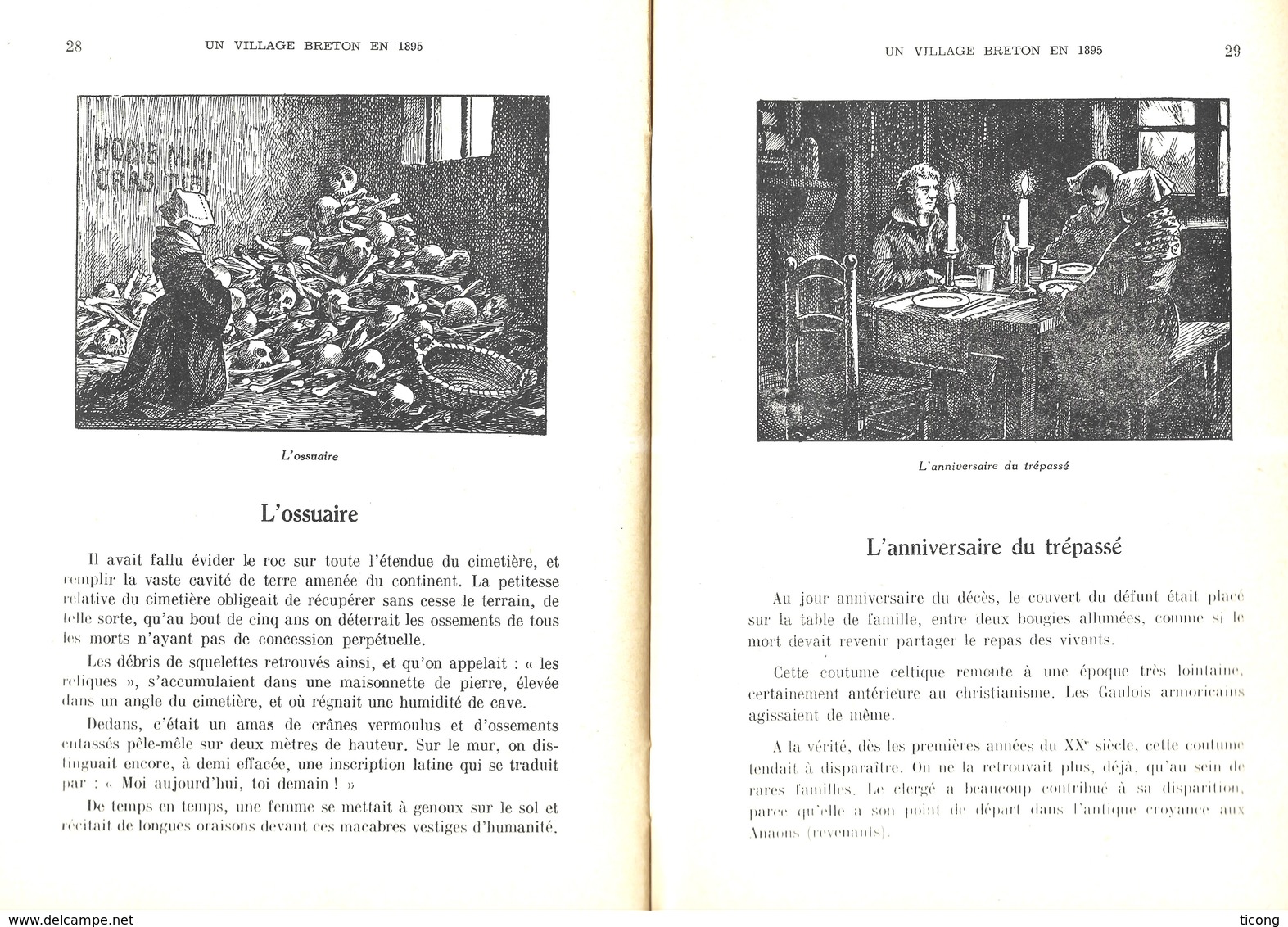 SAINT PIERRE DE QUIBERON MORBIHAN BRETAGNE, HISTOIRE D UN VILLAGE BRETON EN 1895, CARLIER, BIBLIOTHEQUE DE TRAVAIL 1949 - Bretagne