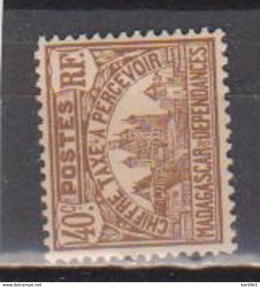 MADAGASCAR             N°  YVERT   TAXE   13          NEUF SANS CHARNIERE      ( Nsch 02/19 ) - Postage Due