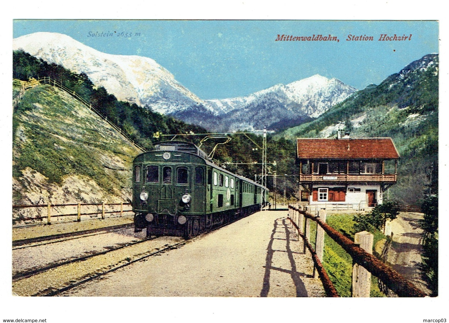 AUTRICHE MITTENWALDBAHN STATION HOHZIRL - Zirl