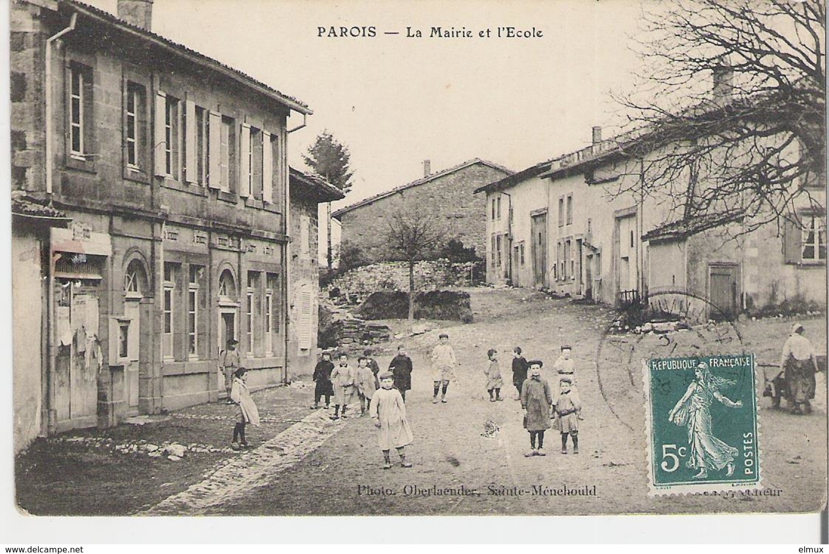 PAROIS. CPA La Mairie Et Ecole - Autres & Non Classés