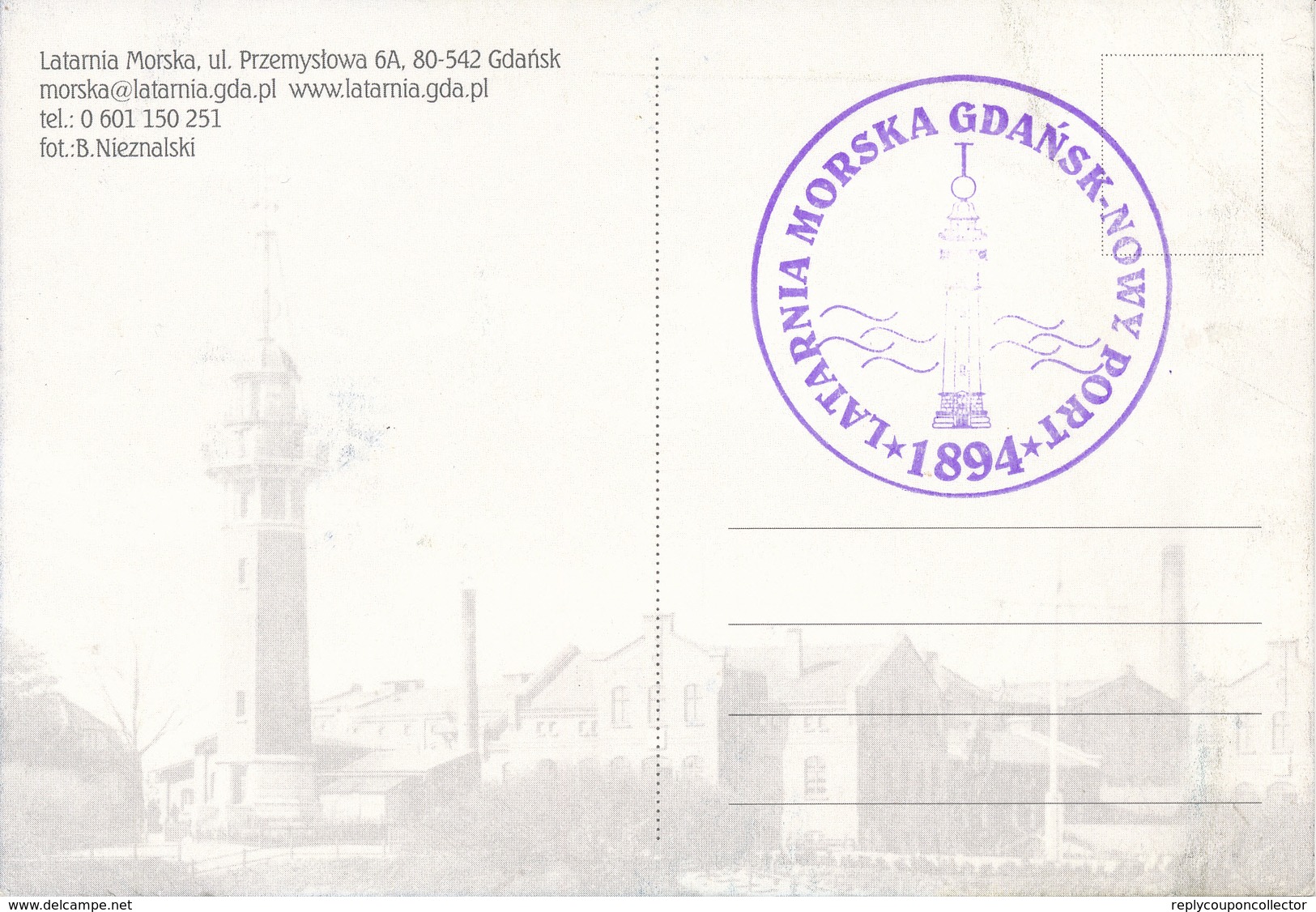 GDANSK / POLAND  -   Lighthouse  ,  Leuchtturm , Latarnia Morska - Polonia