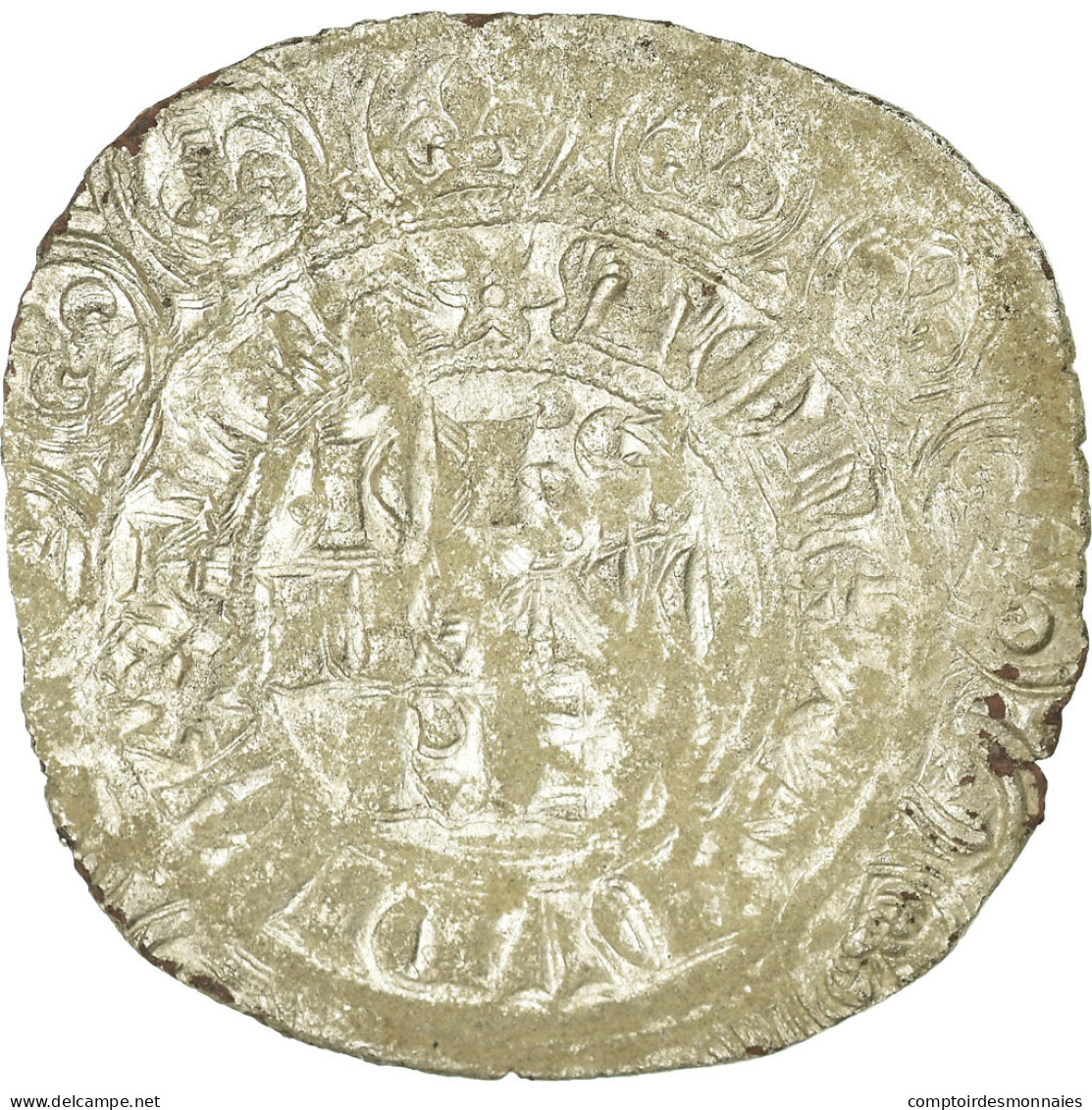 Monnaie, France, Jean II Le Bon, Gros à L’étoile, 1360, TB+, Billon - 1350-1364 Juan II El Bueno