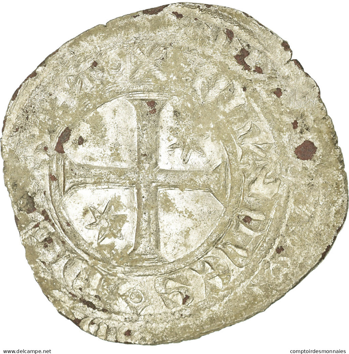 Monnaie, France, Jean II Le Bon, Gros à L’étoile, 1360, TB+, Billon - 1350-1364 Johann II. Der Gute