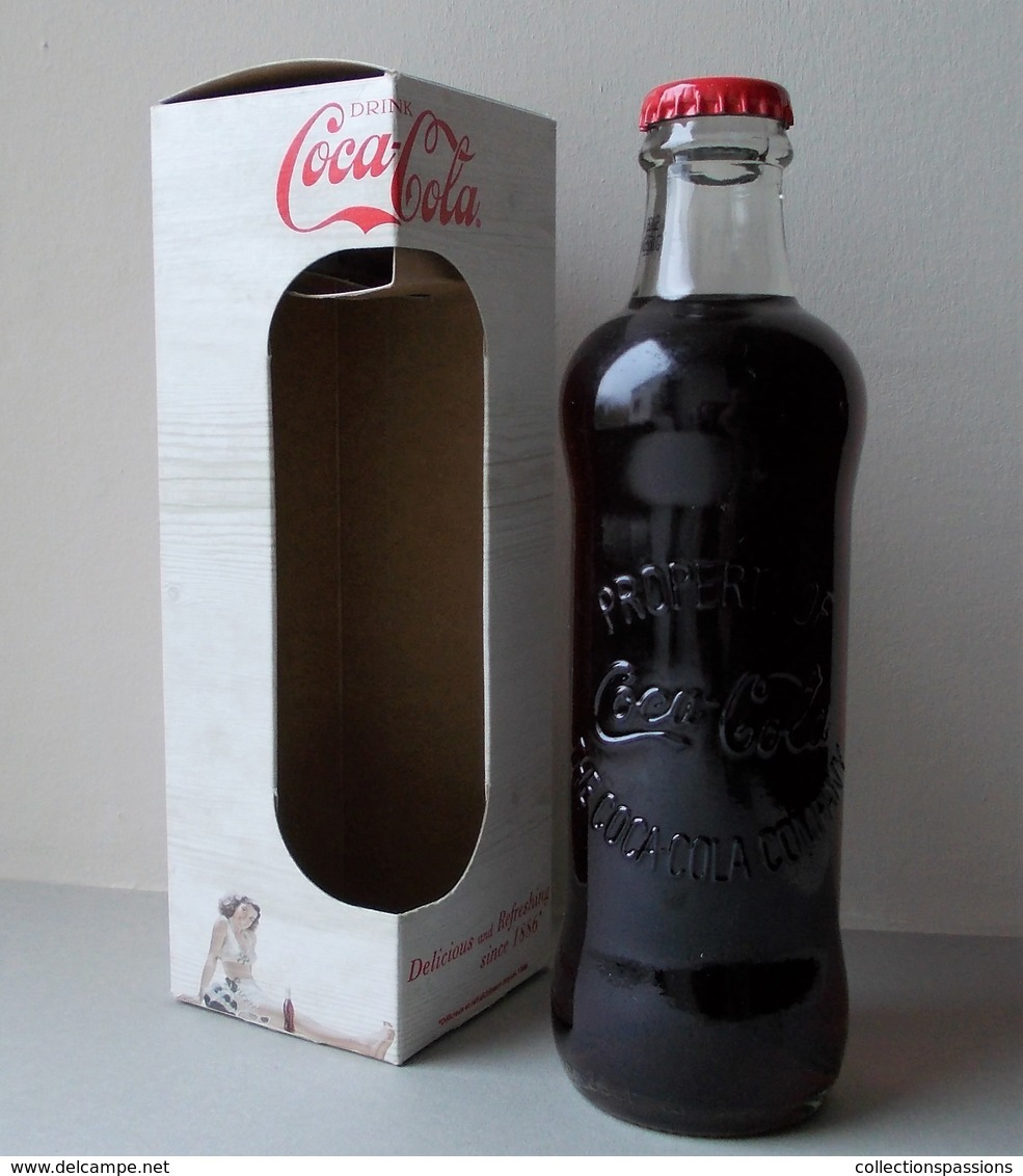 - Bouteille En Verre. COCA COLA - 125 Ans. Edition Limitée - - Bouteilles