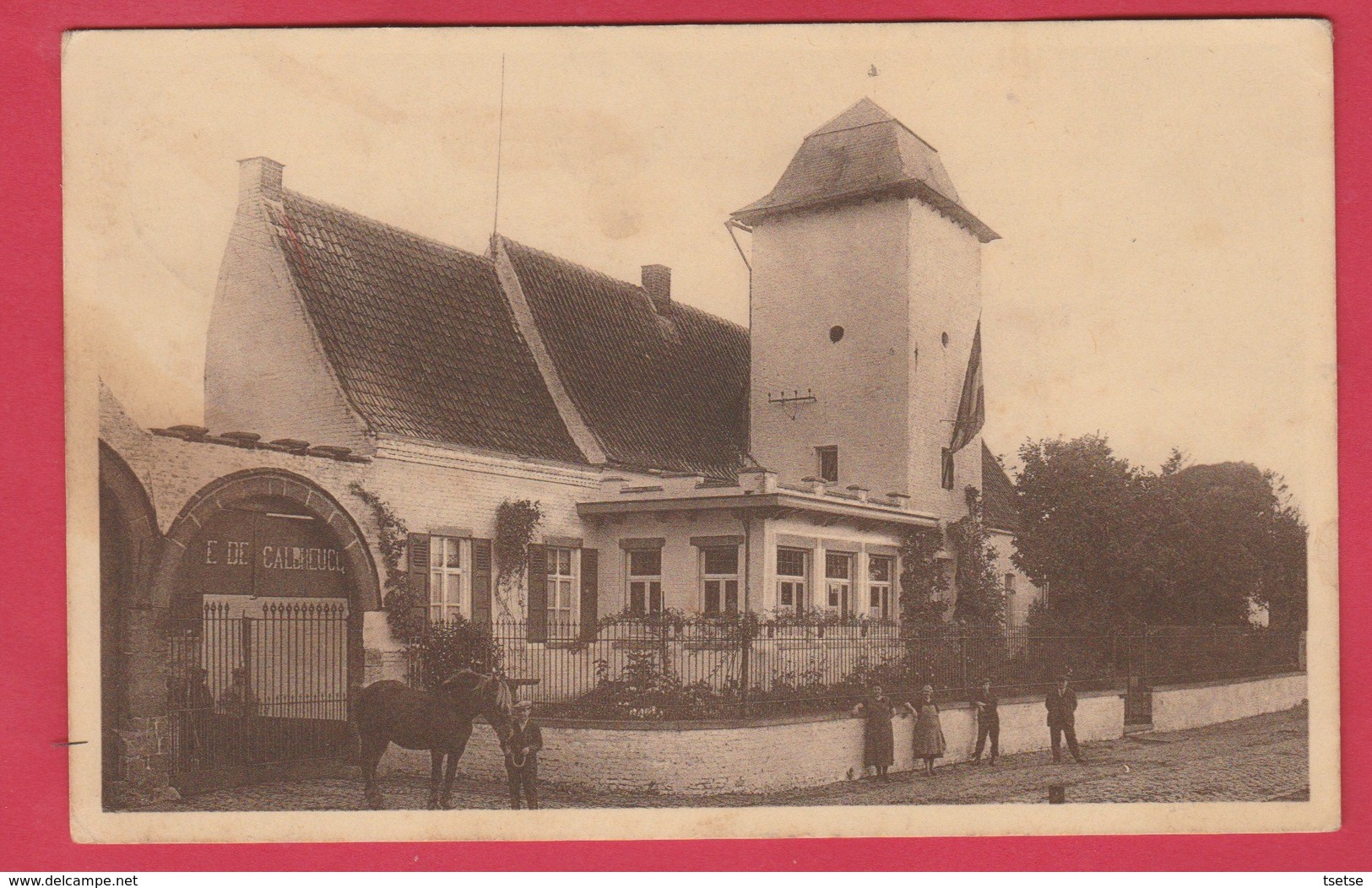 Chièvres - La Ferme De Calbreucq ... Historique - 1939 ( Voir Verso ) - Chievres