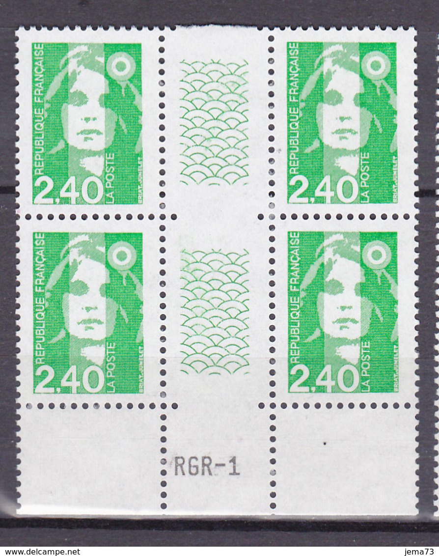 N° 2820 Type Marianne Du Bicentenaire: Beau Bloc De 4Timbres Neuf Impeccable - Neufs