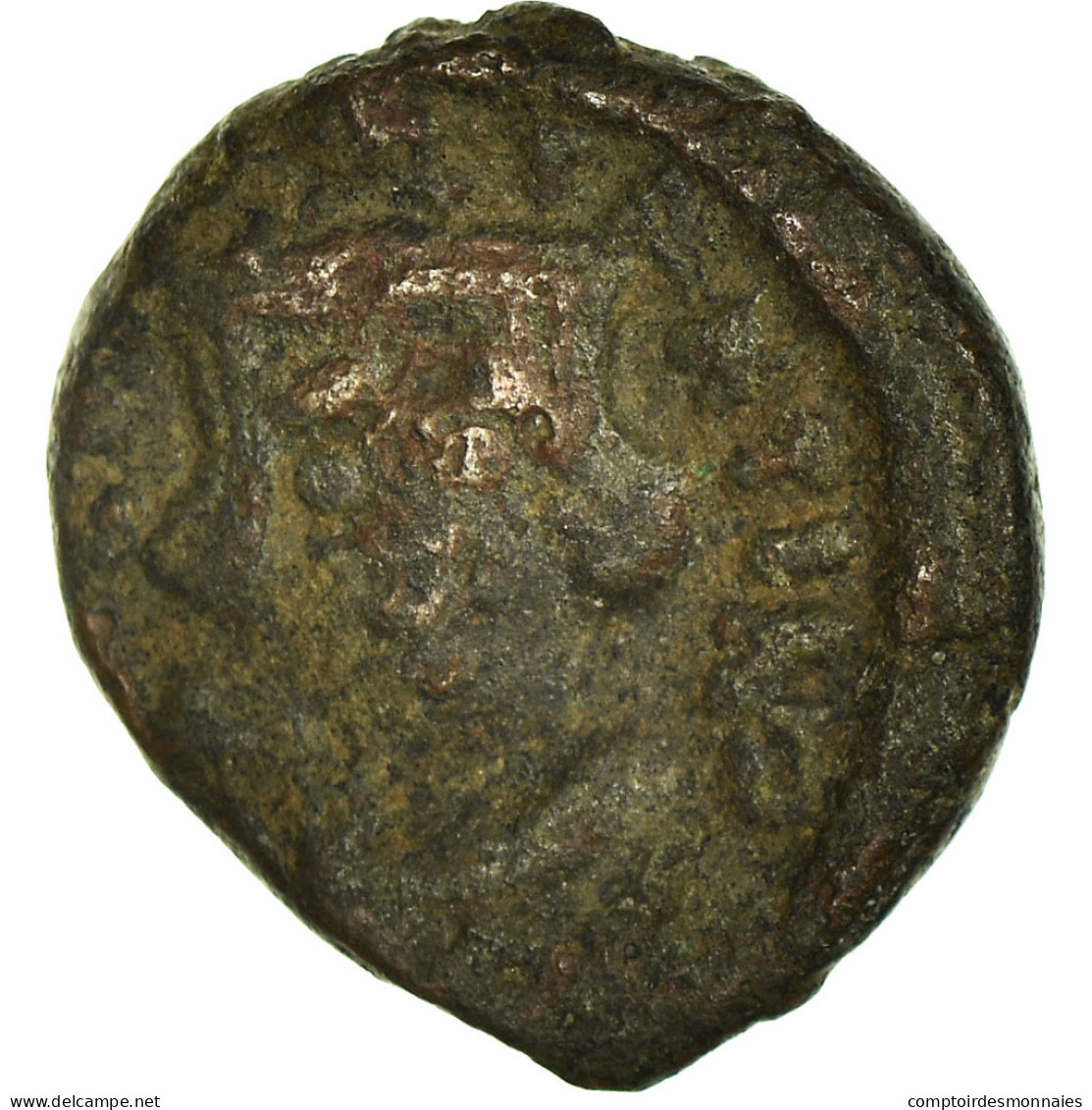 Monnaie, Constans II, Decanummium, 643-647, Carthage, TB+, Cuivre, Sear:1064 - Byzantine