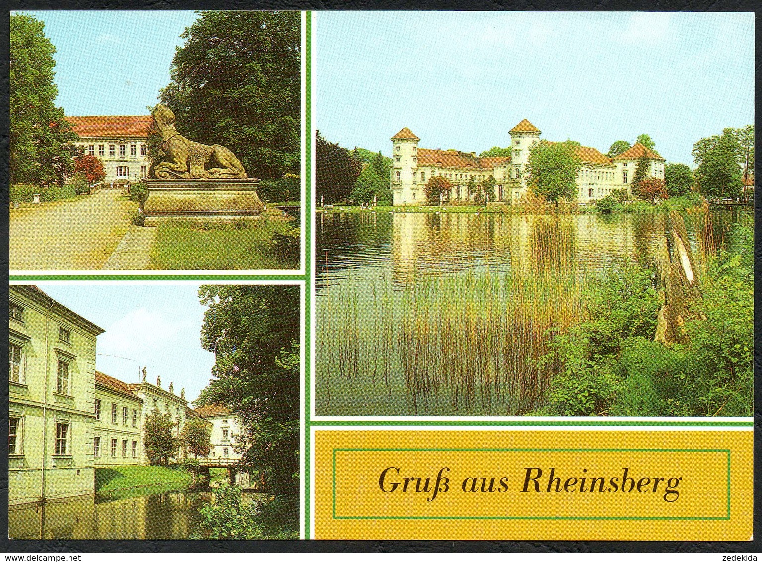 D2923 - TOP Rheinsberg Schloß - Bild Und Heimat Reichenbach - Rheinsberg