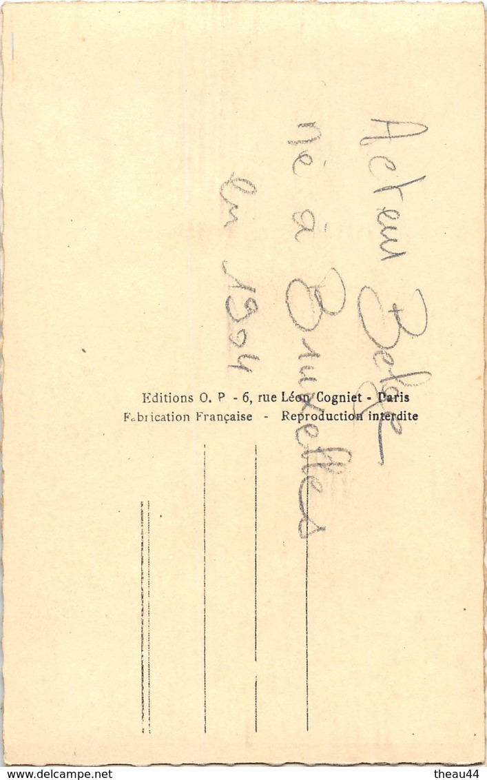 ¤¤  -  BELGIQUE  -  BUXELLES  -  IXELLES   -  Carte De L'Acteur " Fernand GRAVEY " Né En 1905  -  Cinéma , Film    -  ¤¤ - Elsene - Ixelles