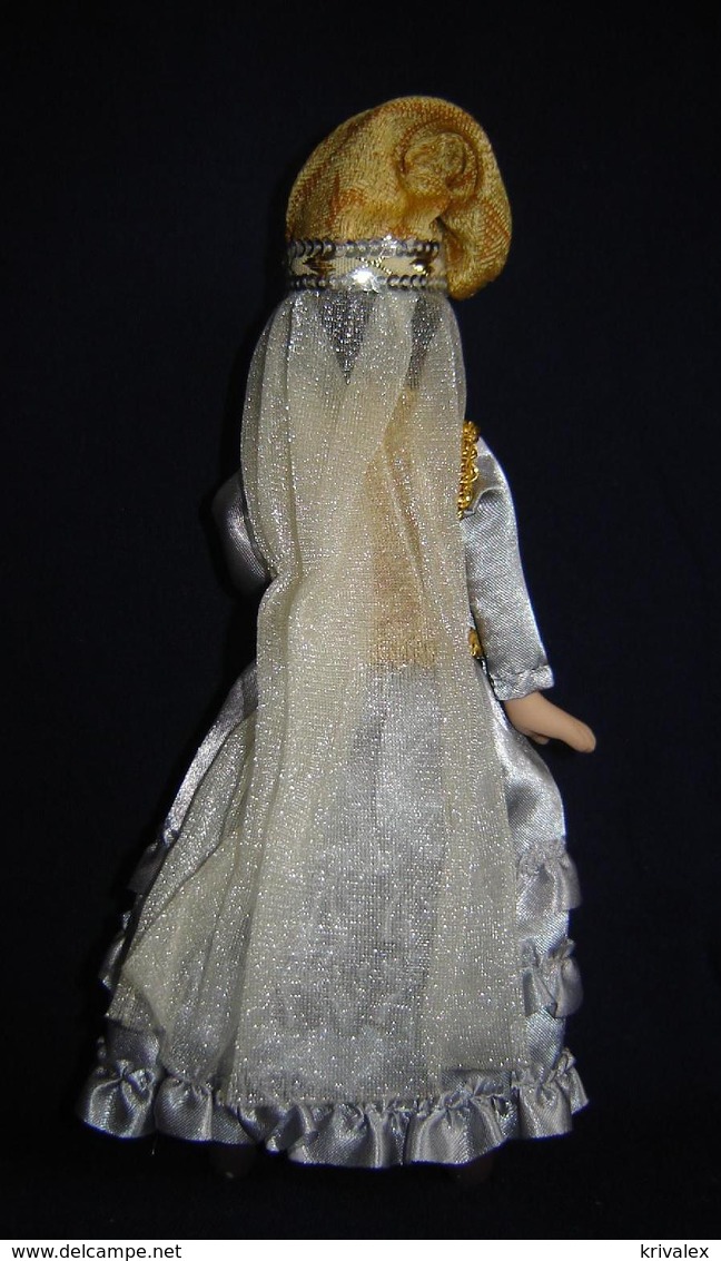 Porcelain Doll In Cloth Dress - Tatarstan Republic - Russian Federation - Dolls