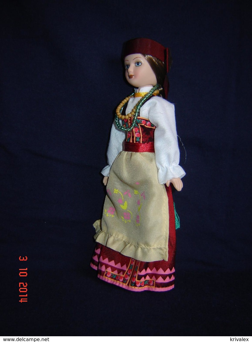Porcelain Doll In Cloth Dress - Simbirsk  - City Province - Russian Federation - Dolls
